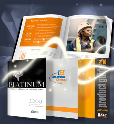 Digital publishing, digital annual reports, digital brochures, digital cataloges